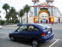 My first excursion with my car, to St Kilda